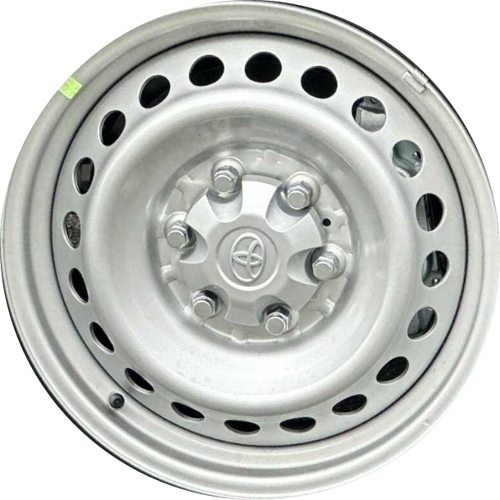 Toyota Tacoma 2024 2025 powder coat silver 17x7 steel wheels or rims. Hollander part number Not Yet known, OEM part number 42601AK011