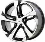 ALYGZ054 Chevrolet Trax Wheel/Rim Black Machined #42727445
