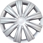 1046s 15  Inch Aftermarket Silver Hubcaps/Wheel Covers Set