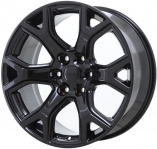 ALY9296U45 Jeep Wagoneer Wheel/Rim Black Painted #04755328AA