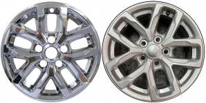 IMP-7993PC Jeep Gladiator, Wrangler Chrome Wheel Skins (Hubcaps/Wheelcovers) 17 Inch Set