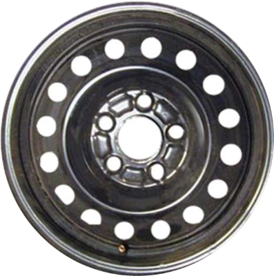 Nissan Maxima 2000-2001 powder coat black 15x6 steel wheels or rims. Hollander part number STL62376, OEM part number 403004U007.