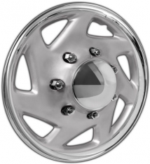 94c 15 Inch Aftermarket Silver Pickup Truck/Van Hubcaps/Wheel Covers Set