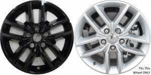 IMP-425BLK/8918GB Jeep Grand Cherokee Black Wheel Skins (Hubcaps/Wheelcovers) 18 Inch Set