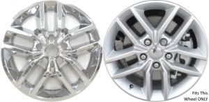 IMP-425X/8918PC  Jeep Grand Cherokee Chrome Wheel Skins (Hubcaps/Wheelcovers) 18 Inch Set