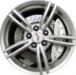 ALY5343U20 Chevrolet Corvette Wheel/Rim Silver Painted #9596785