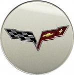 C5338 Chevrolet Corvette OEM Silver Center Cap #9597343