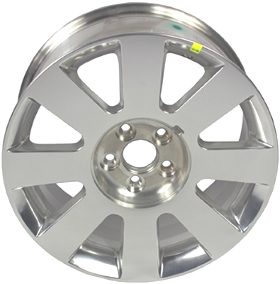 Lincoln MKT 2010-2019 polished 18x8 aluminum wheels or rims. Hollander part number ALY10051, OEM part number DE9Z1007D.