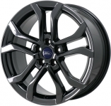 ALY10120U45/10208 Ford Fusion Wheel/Rim Black Painted #KS7Z1007E