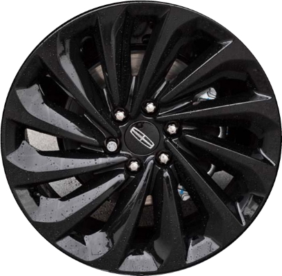 Lincoln Navigator 2020-2021 powder coat black 22x9.5 aluminum wheels or rims. Hollander part number ALY10254, OEM part number LL7Z1007A.