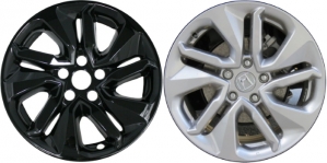 IMP-455BLK Honda Accord Black Wheel Skins (Hubcaps/Wheelcovers) 17 Inch Set