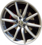 ALY58156U20 Alfa Romeo 4C Wheel/Rim Silver Painted #68267945AA