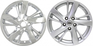 IMP-378X Nissan Altima Chrome Wheel Skins (Hubcaps/Wheelcovers) 17 Inch Set