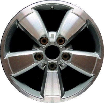 Toyota Sequoia 2008-2017, Tundra 2007-2015 grey machined 20x8 aluminum wheels or rims. Hollander part number 99740/200013, OEM part number PT533-34070.