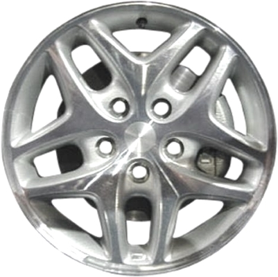Dodge Intrepid 2001-2004 powder coat silver or machined 16x7 aluminum wheels or rims. Hollander part number ALY2135U, OEM part number Not Yet Known.