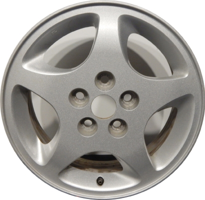 Dodge Stratus 2001-2002 powder coat silver 16x6 aluminum wheels or rims. Hollander part number ALY2148, OEM part number Not Yet Known.