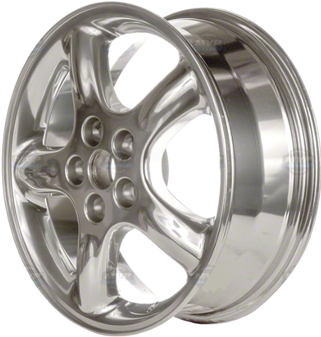 Dodge Stratus 2001-2002 polished 17x6.5 aluminum wheels or rims. Hollander part number ALY2149U80, OEM part number Not Yet Known.