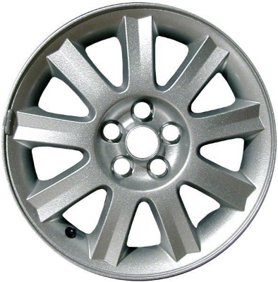 Chrysler Sebring 2003-2006 powder coat silver 16x6.5 aluminum wheels or rims. Hollander part number ALY2210, OEM part number Not Yet Known.