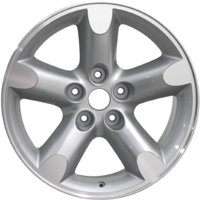 Dodge Ram 1500 2006-2008 powder coat silver or machined 20x9 aluminum wheels or rims. Hollander part number ALY2267A, OEM part number 5JY53PAKAB.