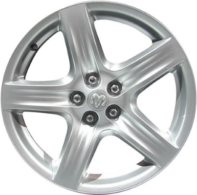 Dodge Stratus 2006 powder coat hyper silver 17x7 aluminum wheels or rims. Hollander part number ALY2273, OEM part number Not Yet Known.
