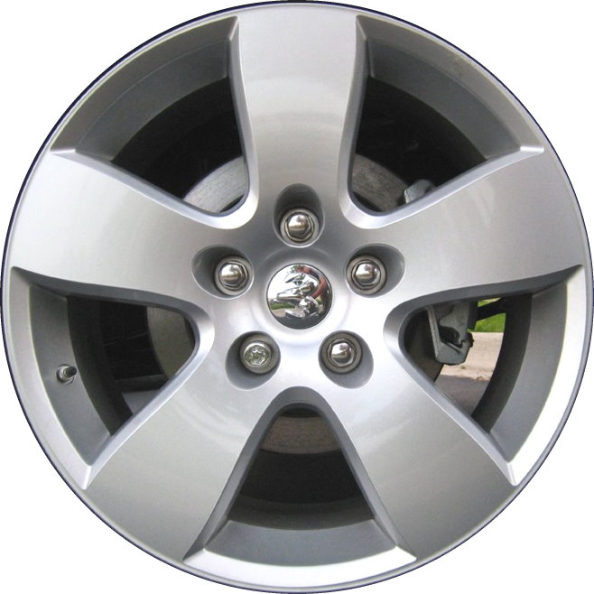 Dodge Ram 1500 2002-2012 powder coat silver 20x8 aluminum wheels or rims. Hollander part number ALY2363U20, OEM part number Not Yet Known.