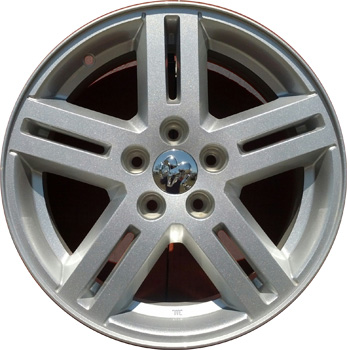 Dodge Avenger 2008-2014 powder coat silver or machined 17x6.5 aluminum wheels or rims. Hollander part number ALY2308U/2390, OEM part number Not Yet Known.