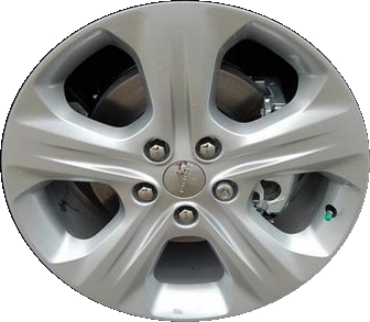 Dodge Durango 2014-2015 powder coat silver 20x8 aluminum wheels or rims. Hollander part number ALY2494U20, OEM part number Not Yet Known.