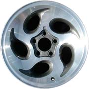 Mercury Mountaineer 1997-1998 charcoal machined 15x7 aluminum wheels or rims. Hollander part number ALY3186U30/3137, OEM part number Not Yet Known.