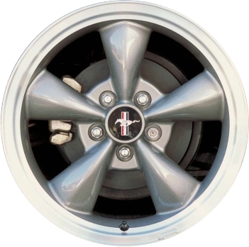 Ford Mustang 1994-2004 multiple finish options 17x8 aluminum wheels or rims. Hollander part number ALY3448HH, OEM part number 1R3Z1007AA, 1R3Z1007BA.