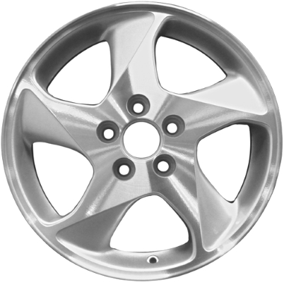 Ford Taurus 2003-2007 silver machined 16x6 aluminum wheels or rims. Hollander part number ALY3505, OEM part number Not Yet Known.