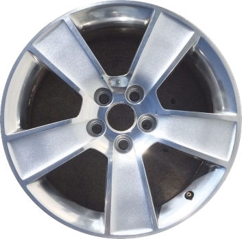 Ford Mustang 2006-2009 silver polished 18x8.5 aluminum wheels or rims. Hollander part number ALY3647U90.LS04, OEM part number 6R3Z1007AA.