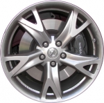 ALY62525U78 Nissan 370Z Wheel/Rim Bright Smoked Hyper #D03001EC4A