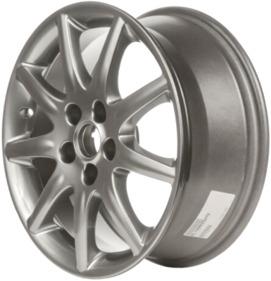 Buick Lucerne 2006-2010 powder coat hyper silver 17x7 aluminum wheels or rims. Hollander part number ALY4025HH, OEM part number 9595945, 9597829.
