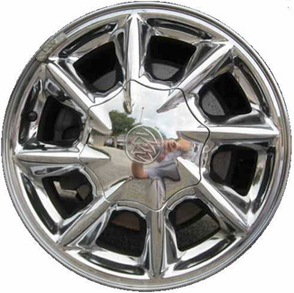 Buick LeSabre 2003-2005 chrome 16x6.5 wheels or rims. Hollander part number ALY4048, OEM part number 9594916.