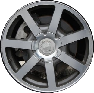 Cadillac SRX 2004-2005 machined 18x8 aluminum wheels or rims. Hollander part number ALY4581U/4594, OEM part number 9594305, 9596273.