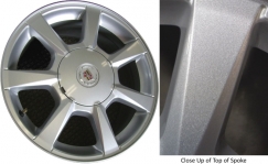 ALY4623U20 Cadillac CTS Wheel/Rim ALL Silver Painted #9596616