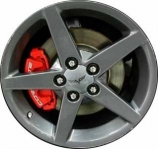 ALY5209U30/5106 Chevrolet Corvette Wheel/Rim Grey Painted #9596949