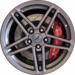 ALY5090U30/5101 Chevrolet Corvette Wheel/Rim Grey Painted #9597191