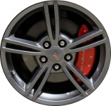 ALY5343U30/5345 Chevrolet Corvette Wheel/Rim Grey Painted #9596787