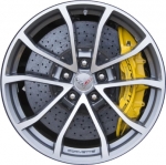 ALY5542U30/5779 Chevrolet Corvette Wheel/Rim Charcoal Machined #22858899