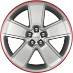 ALY5549U10 Chevrolet Camaro Wheel/Rim Silver Machined #22764287