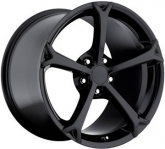ALY5456U45/5597 Chevrolet Corvette Wheel/Rim Black Painted #22837338