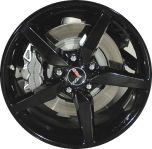 ALY5638U45/5683 Chevrolet Corvette Wheel/Rim Black Painted #22821271