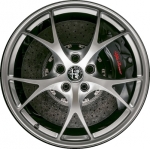 ALY58162U77 Alfa Romeo Giulia Wheel/Rim Hyper Silver #6CP07U90AA