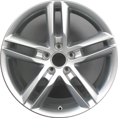 Audi A6 2012-2015 powder coat hyper silver 18x8 aluminum wheels or rims. Hollander part number ALY58894, OEM part number 4G0601025Q.