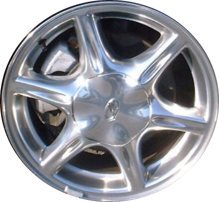 Oldsmobile Alero 1999-2004 polished 16x6.5 aluminum wheels or rims. Hollander part number ALY6057A80, OEM part number Not Yet Known.