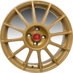 ALY61665U55 Fiat 500 Abarth Wheel/Rim Gold Painted #1VL35KW3AA