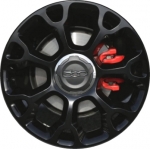 ALY61671U46 Fiat 500L Wheel/Rim Black Painted #LZ832-1770