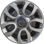 ALY61672U20 Fiat 500L Wheel/Rim Grey Painted #5NF00MD9AA