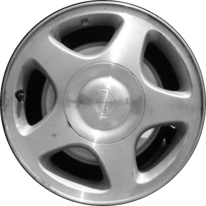Nissan Altima 1993-2001 silver machined 15x6 aluminum wheels or rims. Hollander part number ALY62303, OEM part number 403001E410, 403001E411, 403001E426.